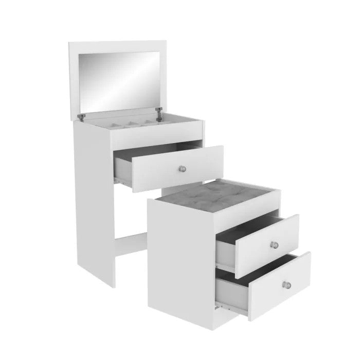 Modular Vanity Set with Bench