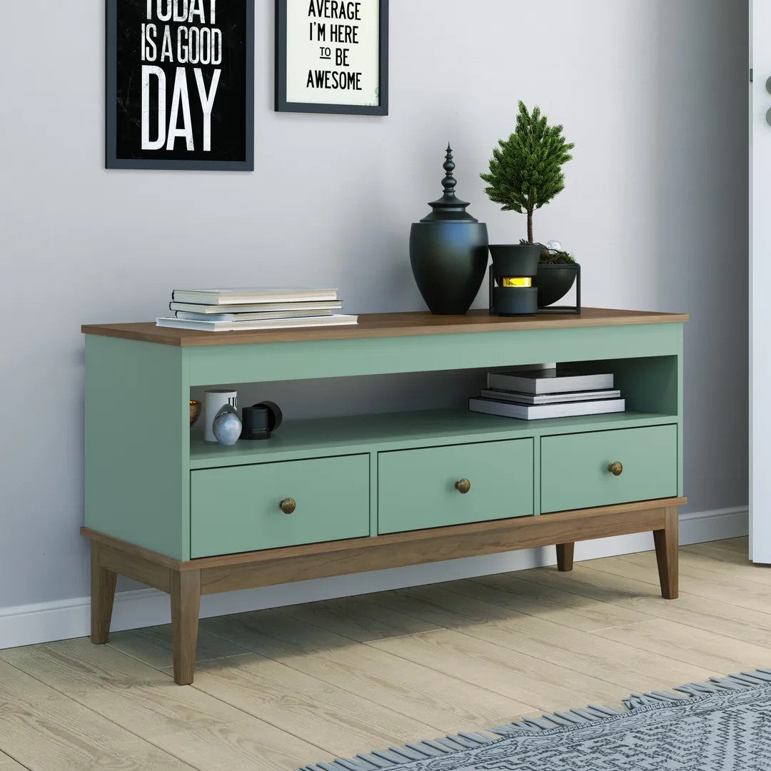 COLONIAL TV Stand with 3 drawers