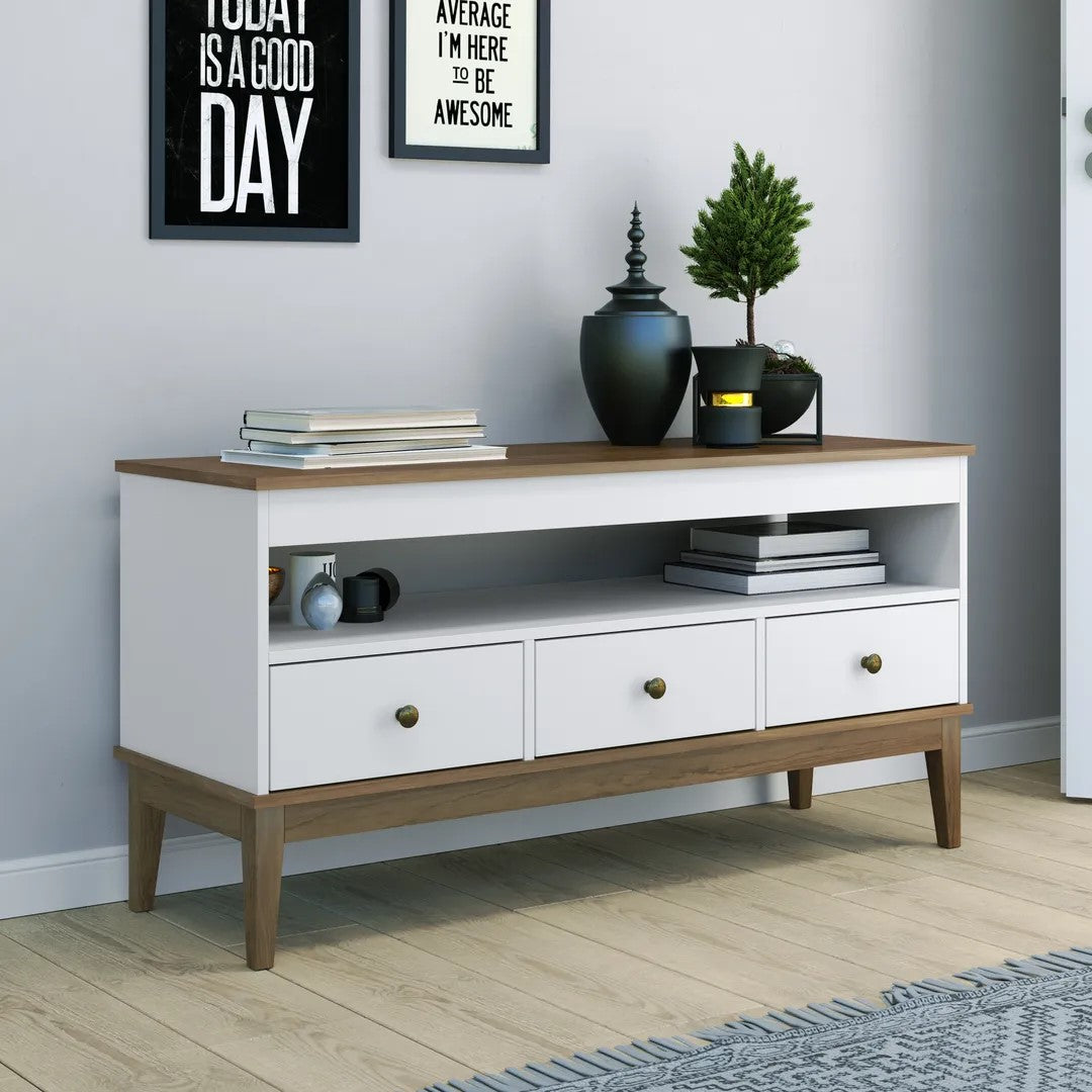 COLONIAL TV Stand with 3 drawers