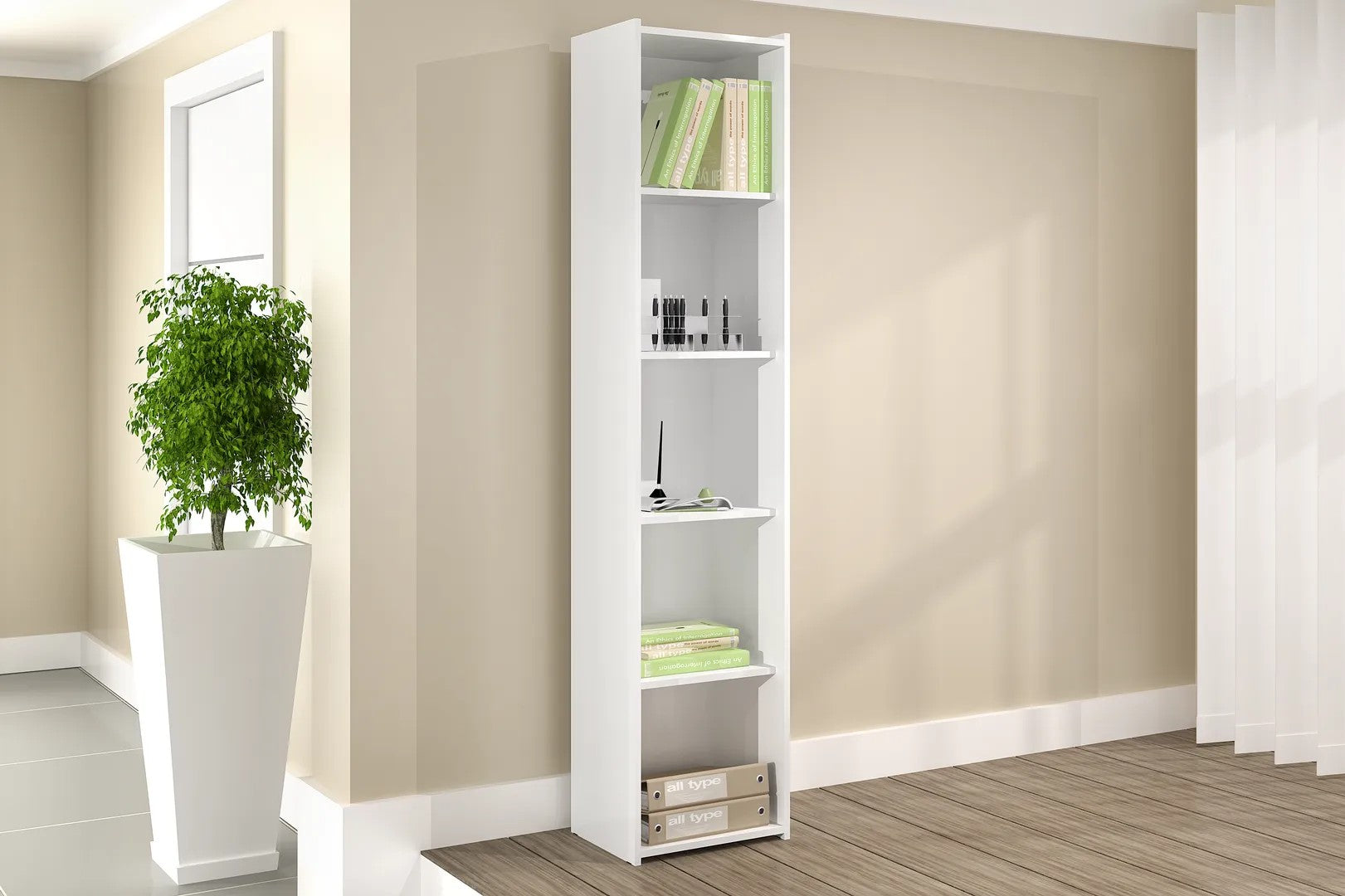 Simple Library Bookshelf