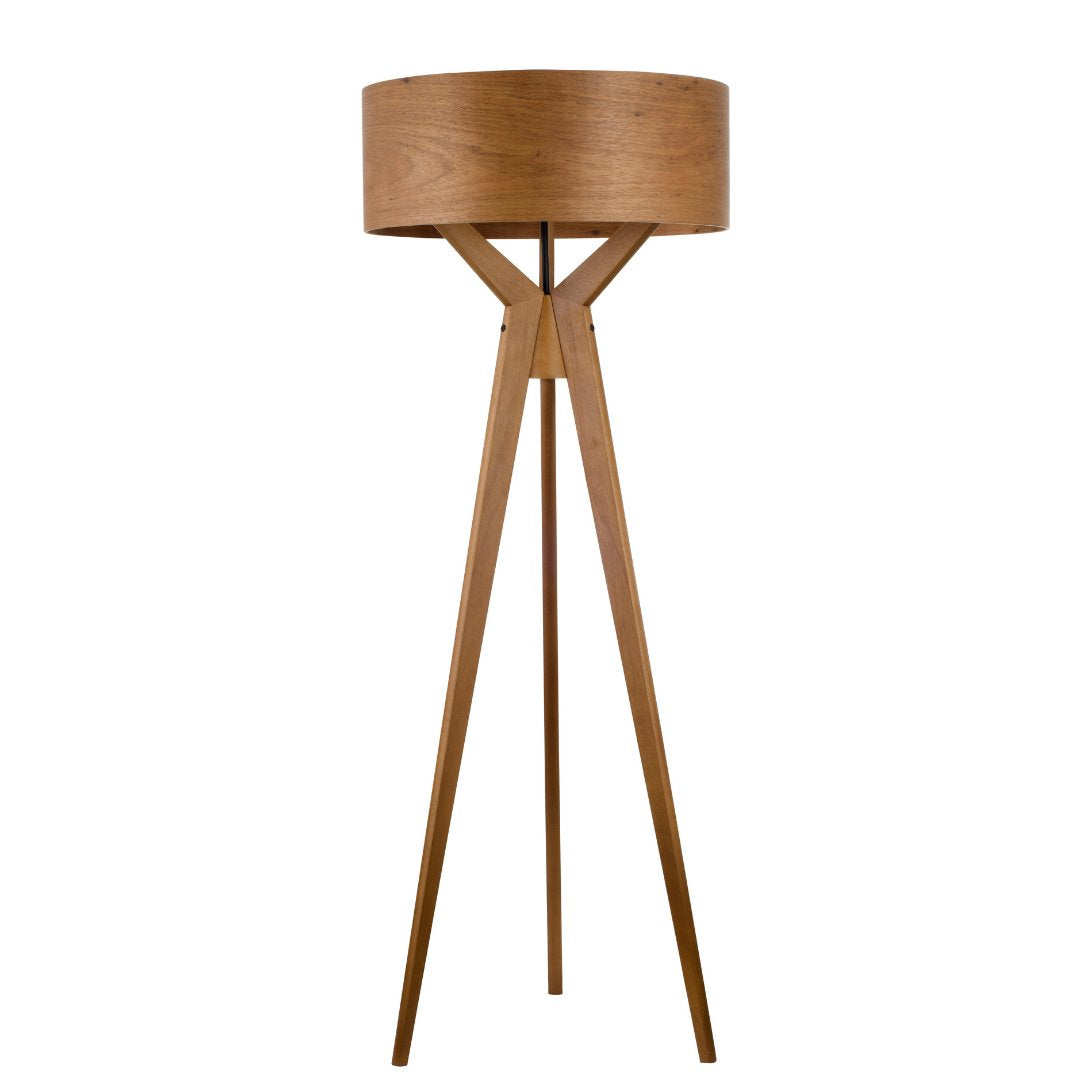 Navi Floor Lamp – Wooden Dome