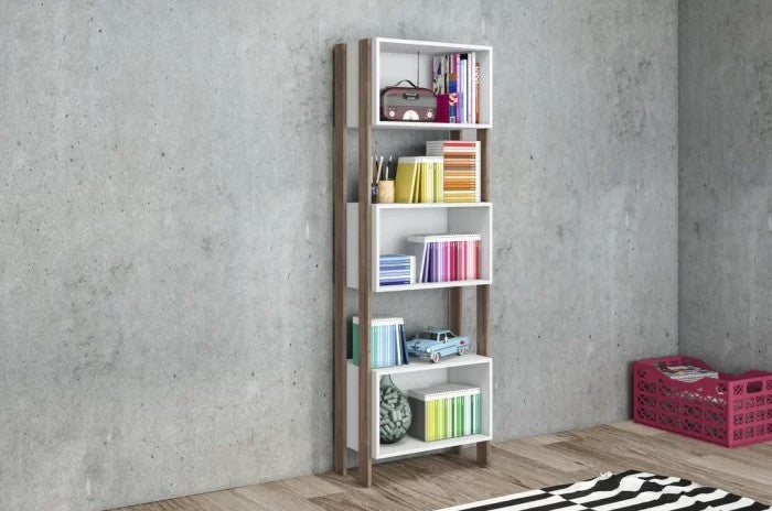 RETRO Three-Shelf Bookcase