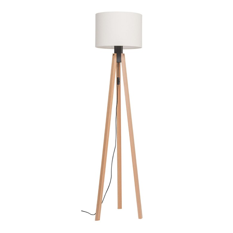 Tripod Natural Floor Lamp - Small