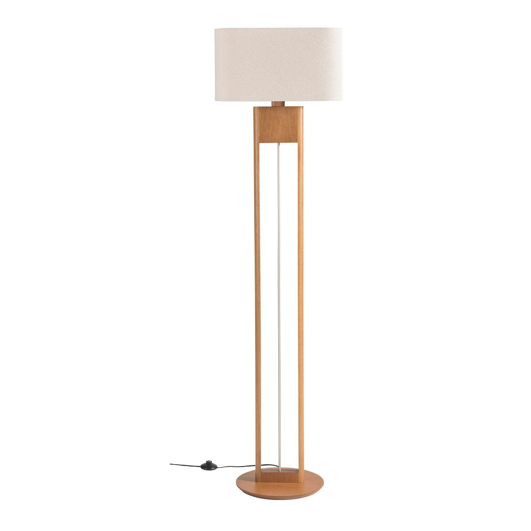 Elliptical Floor Lamp - Chestnut