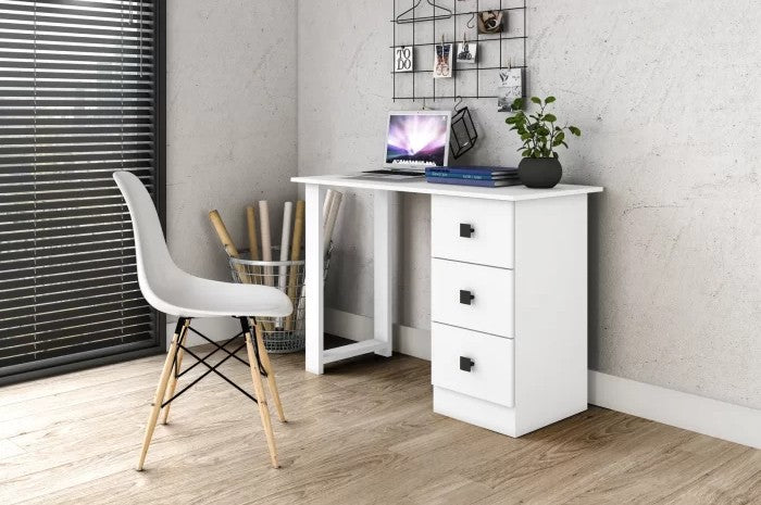 Three-Drawer Home Office Desk