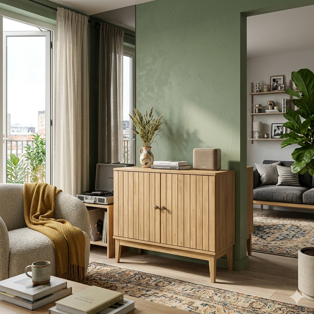 STRIPED Sideboard with 2 Doors