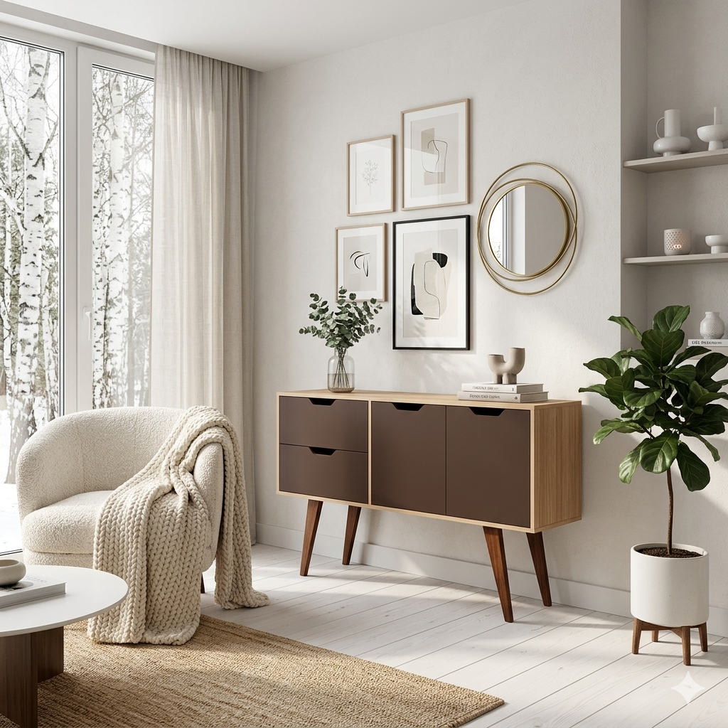NORDIC Striped Sideboard