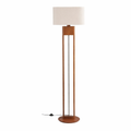Elliptical Floor Lamp - Walnut